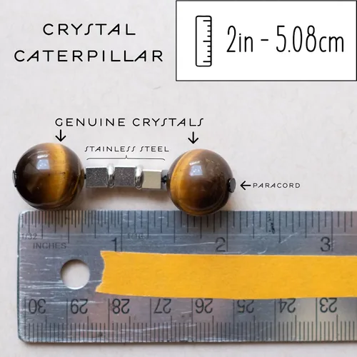 Vista 7 de Juguete sensorial para estimular el dedo de oruga de cristal para estimular la concentración