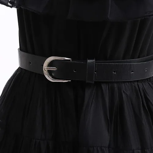 Vista 7 de Disfraz de Halloween para niñas, disfraz de cosplay con peluca, cinturones y accesorios, 3T-12T