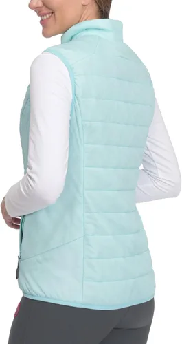 Vista 3 de Little Donkey Andy Chaleco acolchado ligero plegable para mujer con aislamiento reciclado para correr, senderismo