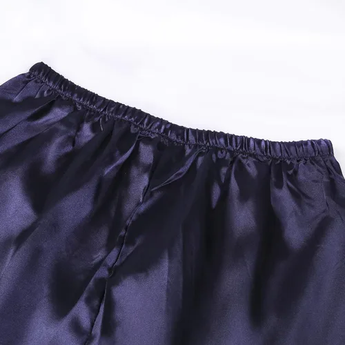 Vista 4 de Nituyy - Pijama de seda para mujer de satén