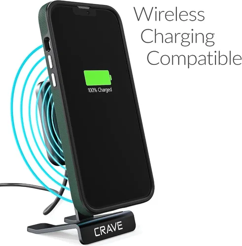Vista 6 de Crave Dual Guard Para iPhone 13 Pro Max, Funda De Doble Capa De Protección A Prueba De Golpes Para Apple iPhone 13 Pro Max (6.7") - Verde Bosque