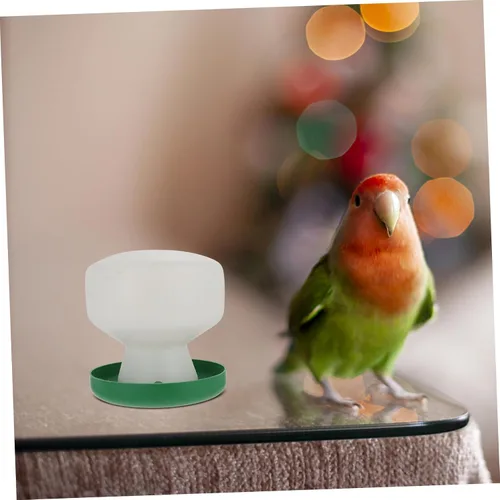 Vista 2 de Chinchilla - Plato de comida 2 piezas, bebedor de palomas, taza de alimentación de pájaros, bebederos de codorniz, comedero para pájaros pequeños