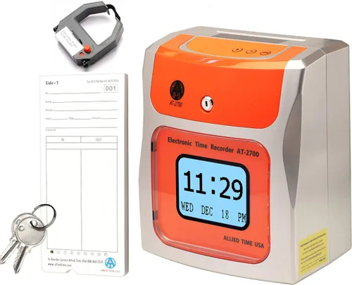 Vista 5 de Reloj de tiempo para pequeñas empresas AT-2700