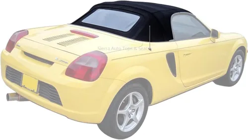Vista 2 de Sierra Auto Tops Convertible Top Reemplazo para Toyota MR2 Sypder 2000-2007, vinilo Cabrio, negro
