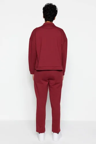 Vista 5 de Trendyol Conjunto de dos piezas de sudadera de punto medio liso para mujer