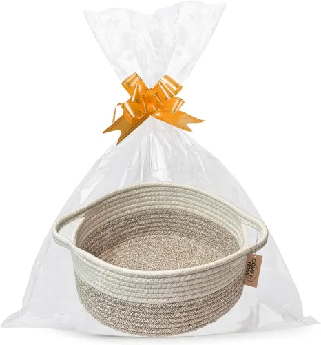 Vista 12 de COMFY-HOMI - Cesta de lavandería XXL grande con asas, cesta de manta, cesta decorativa de cuerda de algodón para la sala de estar, cesta