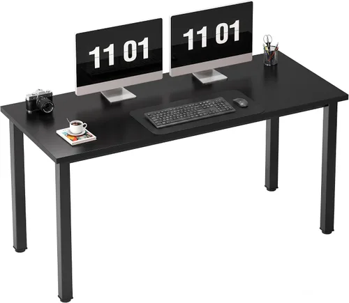 Vista 43 de Need Escritorio pequeño para computadora, mesa de escritura resistente de 31.5 pulgadas, estrecho, negro