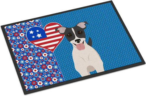 Vista 167 de Caroline's Treasures WDK5119JMAT Airedale Terrier USA - Tapete para interiores o exteriores, 24 x 36 pulgadas, tapete para puerta delantera