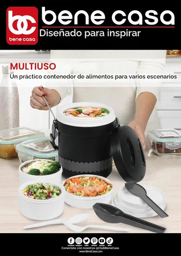 Vista 2 de Bene Casa Termo de Alimentos 2.5 L