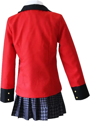Vista 3 de Disfraz de anime de Yumeko Jabami, conjunto completo de uniforme escolar para fiestas de cosplay