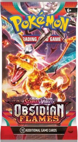 Vista 2 de Pokemon Scarlet & Violet 3 Obsidian Flames Caja Booster