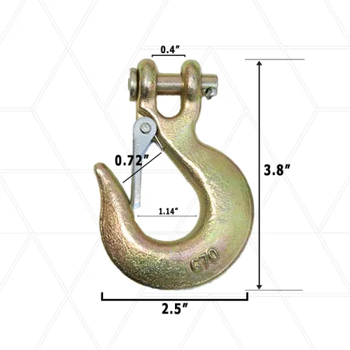 Vista 5 de Boxer Cadena de seguridad para remolque de herramientas (paquete de 2) 1/4 pulgadas x 35 pulgadas, cadenas de remolque de transporte de grado 70