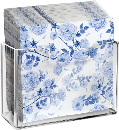 Vista 20 de Bandeja Soporte de Toallas de Invitados de Acrílico para Baño – Soporte Vertical para Toallas de Papel para Toallas de Mano Desechables, Organizador