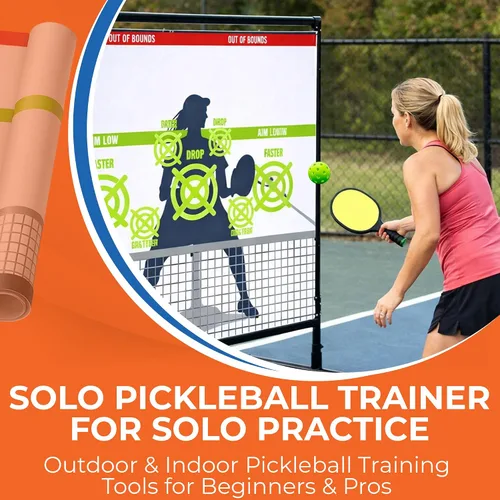 Vista 8 de Modfamily - Póster de tablero de práctica de Pickleball Dink Pad Rebounder Training Aid – Mejora tu juego de pickle-ball dinks y reflejos