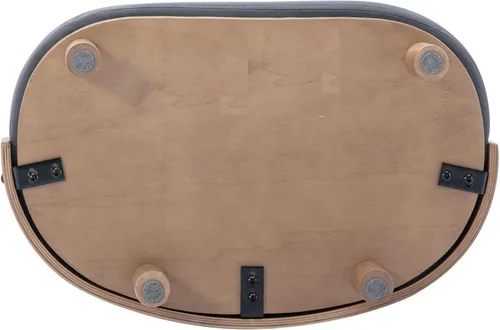 Vista 5 de CuisinSmart Sofá para perro, camas para perros con cojín extraíble, sofá para mascotas con patas de madera maciza y respaldo de madera doblada, sofá