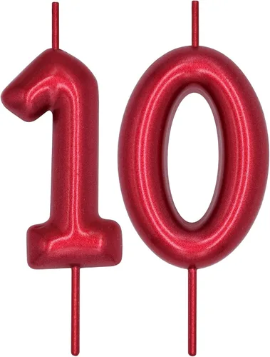 Vista 203 de DERVENTA Vela con números de 2.36 pulgadas, decoración perfecta para cumpleaños, brunch, postre, pastel, 1 pieza (número 0 rosa)