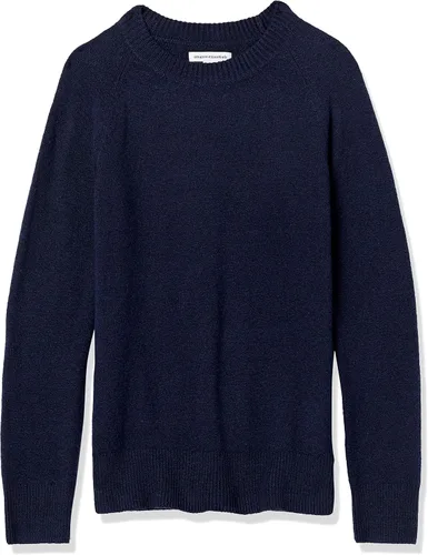 Vista 6 de Tienda Essentials Suéter de cuello redondo de manga larga suave al tacto para mujer