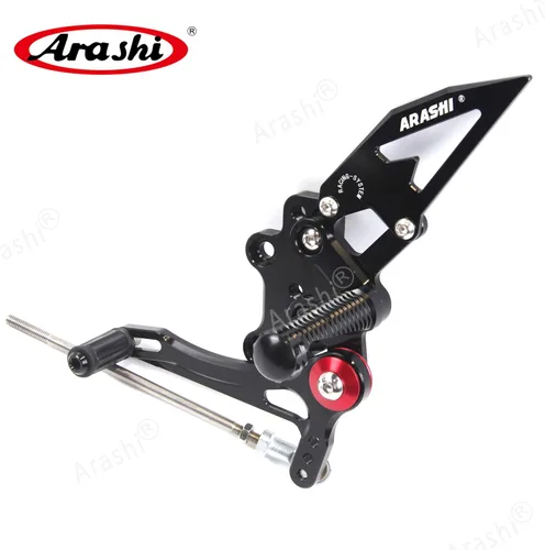 Vista 5 de Arashi (Versión 2.2) reposapiés ajustables para motocicleta KAWASAKI Ninja 300 EX300B ABS / EX300A/ EX300 ABS/ EX300A / SE 2013-2017 Accesorios