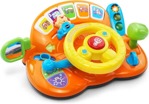 Vista 5 de VTech Gira y Aprende Conductor (embalaje sin frustraciones), color amarillo