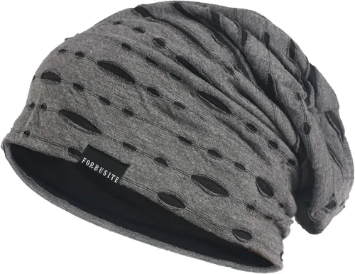 Vista 4 de Gorros largos y holgados de moda para hombre, gorros holgados de gran tamaño para verano e invierno