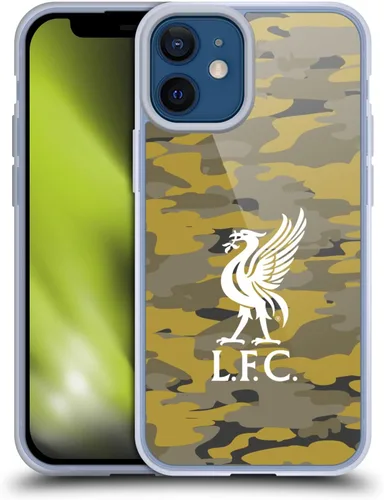 Vista 270 de Head Case Designs Funda de gel con licencia oficial del Liverpool Football Club Away Colourways Crest Camou [protección de grado militar] compatible
