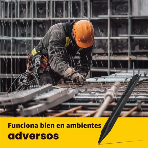 Vista 5 de ASINNO Lápiz mecánico de 1,3 mm, lápiz resistente a la intemperie 2B de plomo oscuro, lápiz mecánico de trabajo pesado para carpintería con 20