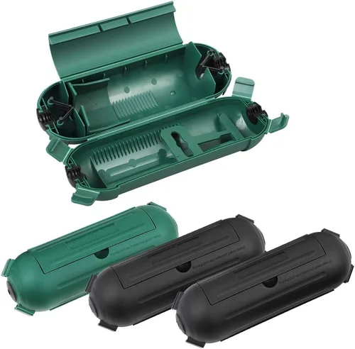 Vista 10 de DEWENWILS [Paquete de 3] Funda de seguridad para cable de extensión para exteriores, caja de conexión eléctrica resistente a la intemperie