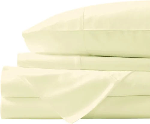 Vista 12 de Juego de sábanas de 1000 hilos de 4 piezas, súper suave, elegante y de alta calidad, 100% algodón egipcio, viene con bolsillo profundo de 18 Blanco