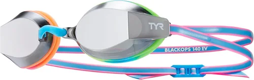 Vista 8 de TYR Youth Black Ops 140 EV Mirrored Racing Goggles - Competition Ready Swim Goggles with Wide Vision, Anti-Fog, UV Protection