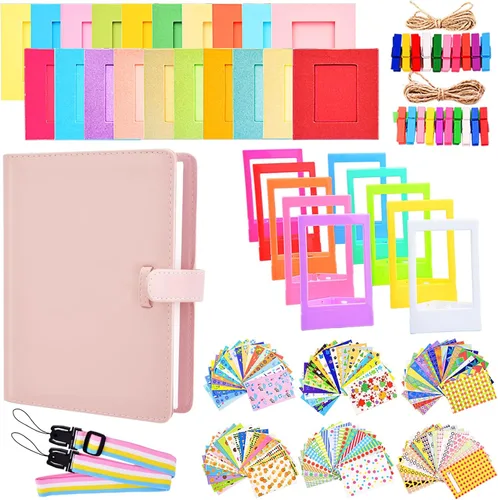 Vista 14 de Sunmns - Kit de accesorios para álbum Instax Mini, color negro