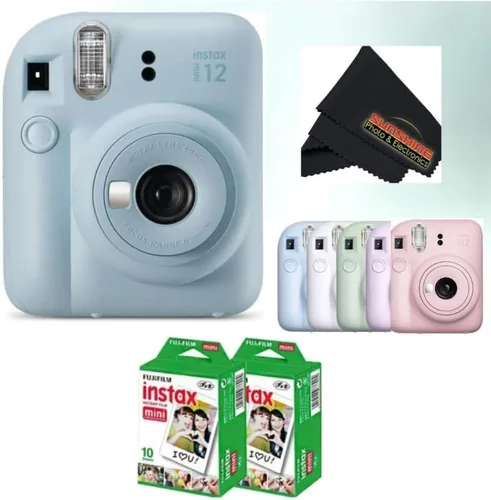 Vista 20 de Fujifilm Cámara instantánea Instax Mini 12 - Blossom Pink con 3 paquetes individuales