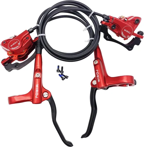 Vista 5 de Juego de freno de disco hidráulico para bicicleta de montaña, kit de freno de disco delantero y trasero para bicicleta MTB XC Trail, e-Bike, Fat