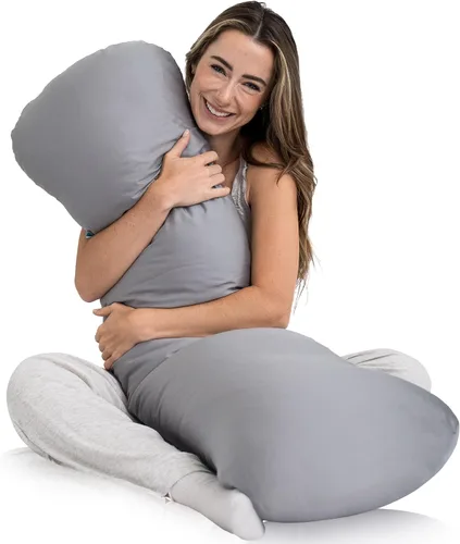Vista 12 de SleepCloud Almohada corporal con peso de 6.5 libras, cubierta de Tencel