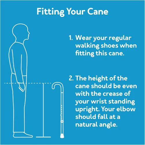 Vista 8 de Carex Small Base Designer Quad Cane
