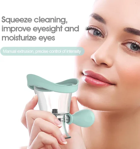 Vista 5 de Taza de lavado de ojos AITIME, tazas de lavado de ojos portátiles y reutilizables para lavado de ojos, taza de enjuague ocular y kit de estuche