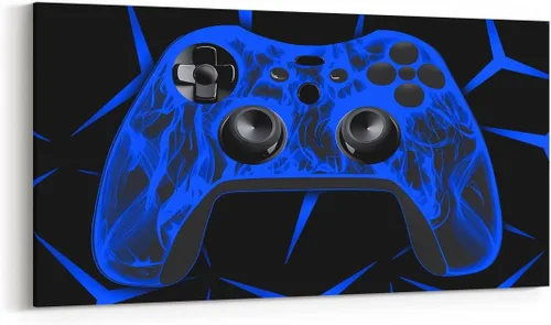 Vista 13 de Feelyou Lienzo decorativo para pared, control de juegos, oficina, pósteres para adultos, regalos de juegos, arte de pared para el baño, arte