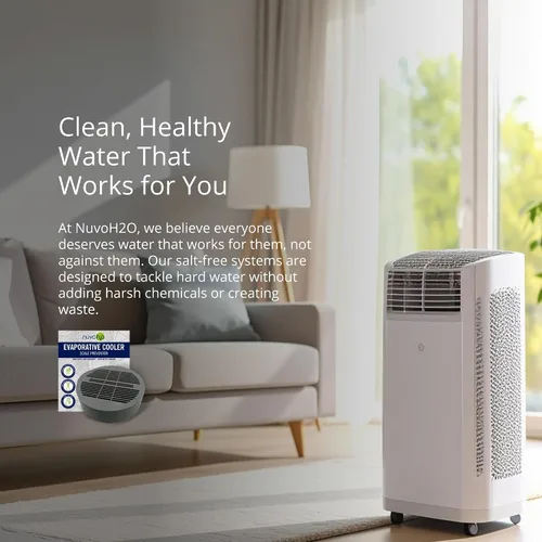 Vista 6 de NuvoH2O Discos preventivos de escamas evaporativas enfriadoras – Fórmula de refuerzo de cítricos y polifosfato – Reduce y previene la cal – Dura
