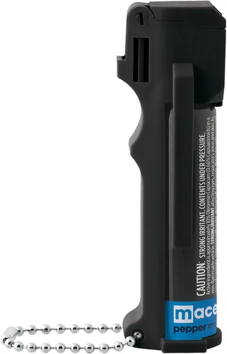 Vista 2 de Mace Spray de defensa de pimienta de triple acción con gas lacrimógeno - Modelo personal - Lote de 2 piezas como se muestra