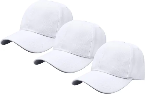 Vista 77 de Gelante - Gorra lisa de béisbol ajustable con correa trasera (3 unidades)