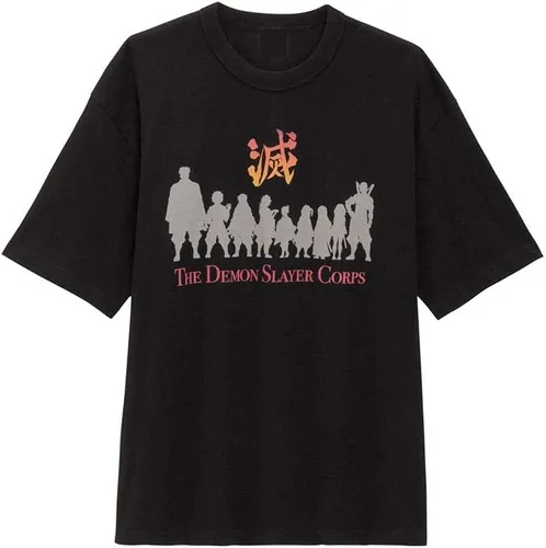 Vista 2 de calhepco Camiseta estampada de anime Demon Slayer Kimetsu no Yaiba Tanjirou Zenitsu Shinjurou Graphic para hombres y mujeres
