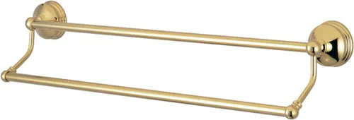 Vista 5 de Kingston Brass BA1163SN - Toallero doble vintage, 24 pulgadas, níquel cepillado High quality brass construction; Design to hold up to 44 lbs