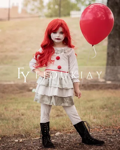 Vista 8 de fioukiay Disfraz de Halloween para niñas, ropa de Halloween para niñas, conjuntos de ropa de Halloween para niños pequeños