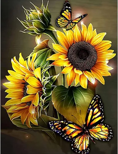 Vista 9 de DKHDBD Kits de pintura de diamantes para adultos, 12 x 16 pulgadas, pintura por números para adultos principiantes, pintura de puntos de diamante