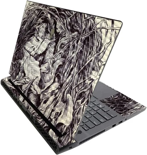Vista 309 de MightySkins - Skin brillante con purpurina para Alienware M17 R3 (2020) y M17 R4 (2021) - Diversión de los años 90 Acabado duradero con purpurina