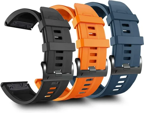 Vista 6 de ZPJPPLX Correa de silicona de ajuste rápido de 0.866 in compatible con Garmin Fenix 8 AMOLED 1.850 in/7 Pro/7/6 Pro/6/5 Plus/5, correas de repuesto