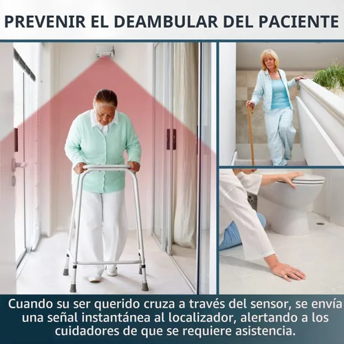 Vista 6 de Alarma inalámbrica para cama con sensor de movimiento y buscapersonas
