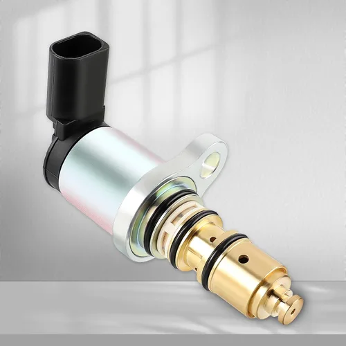 Vista 6 de AUTOKAY 1K820859F válvula solenoide de control del compresor de CA se ajusta para VW Audi Volkswagen Sanden PXE13