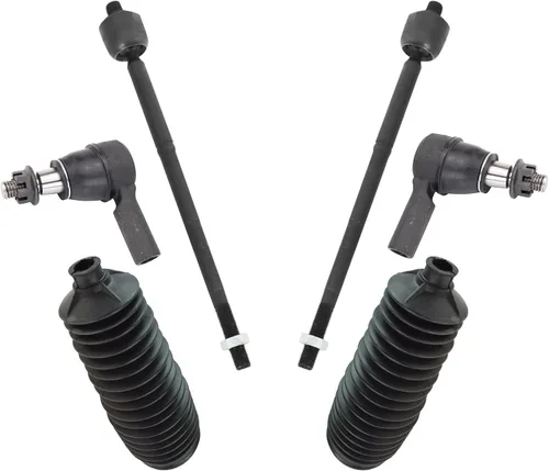 Vista 193 de TRQ Kit de dirección delantera con barra de acoplamiento de fuelle de piñón y cremallera compatible con Toyota Echo 2000-2005