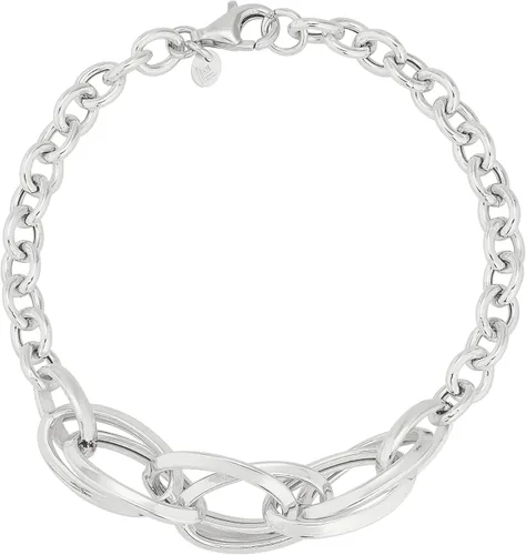 Vista 2 de Silpada Pulsera de eslabones con cadena de reacción en plata de ley, 7.5 pulgadas, no conocido