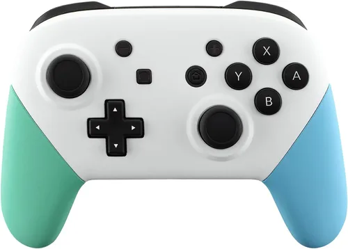 Vista 5 de eXtremeRate - Placa frontal, trasera y asas para controlador NS Switch Pro, carcasa de repuesto para NS Switch Pro, controlador no incluido